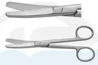 Ножиці операційні, вертикально-зігнуті, тупокінцеві, 280 мм RAJ IMPEX 04-109